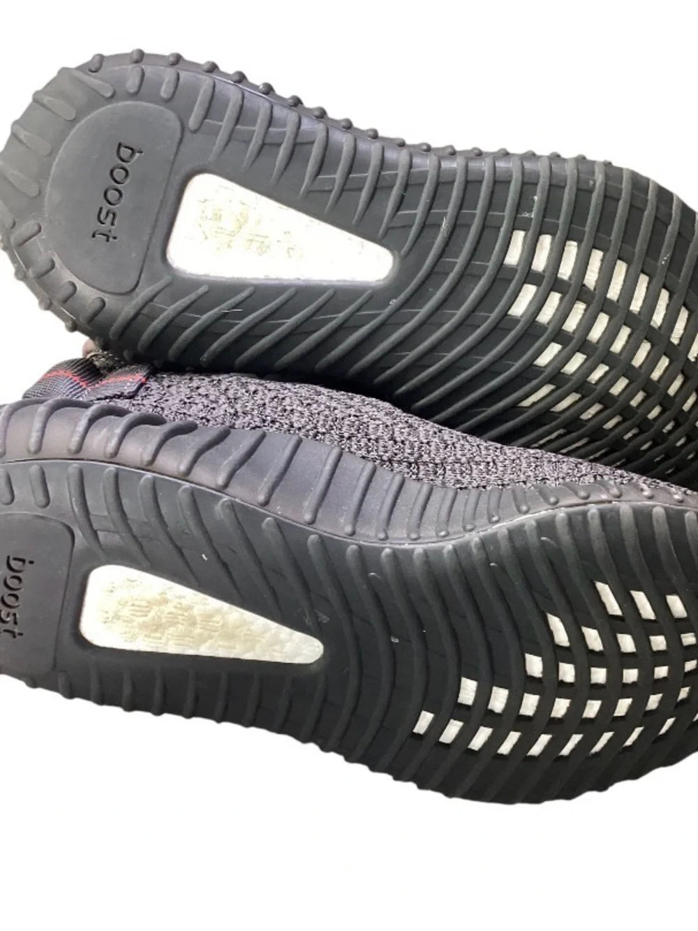 Yeezy Boost 350 V2 black reflective sneakers size 7.5